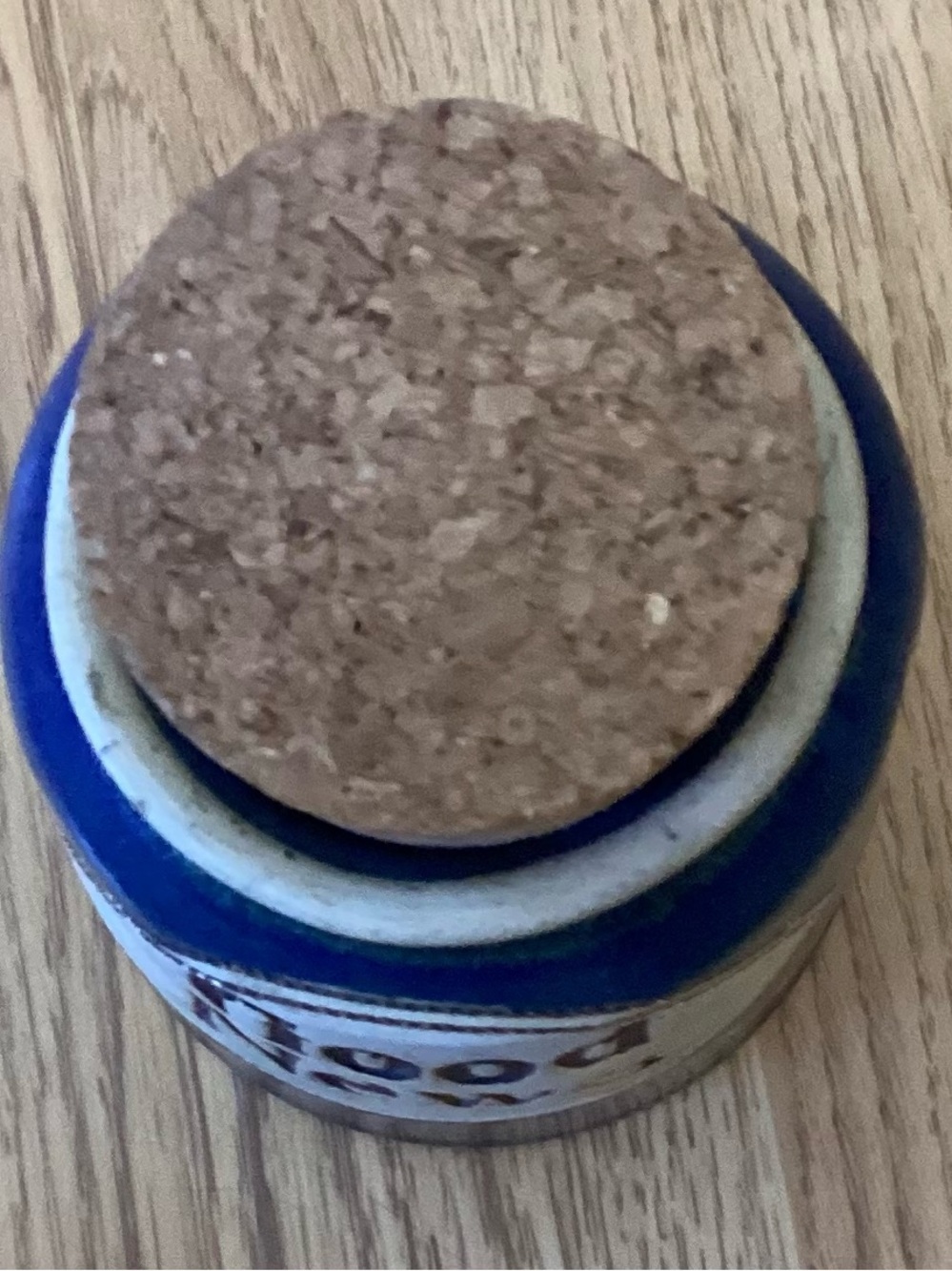 Real Brophy’s Word Jar - Handmade Ceramics - Blue/Gray - “Good News” - New - Picture 2 of 7
